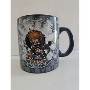 Disney Kingdom Hearts Sora Keyhole Ceramic Coffee Mug 20 oz Blue